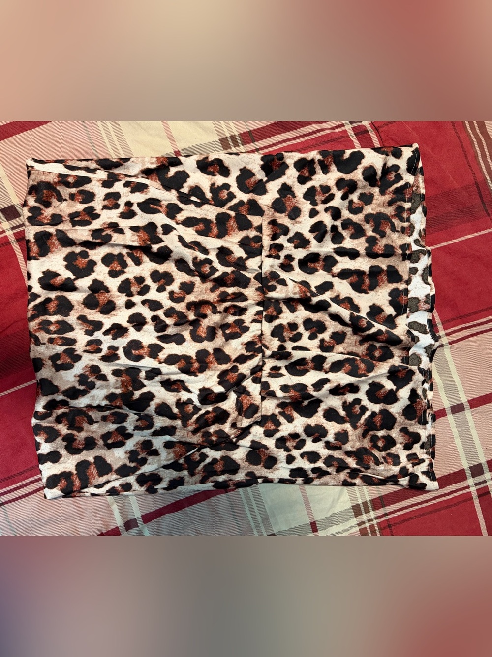 Francesca's Collections Leopard Print Maxi Skirt in Cream, Brown, Black